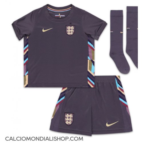 Maglie da calcio Inghilterra Seconda Maglia Bambino Europei 2024 Manica Corta (+ Pantaloni corti)